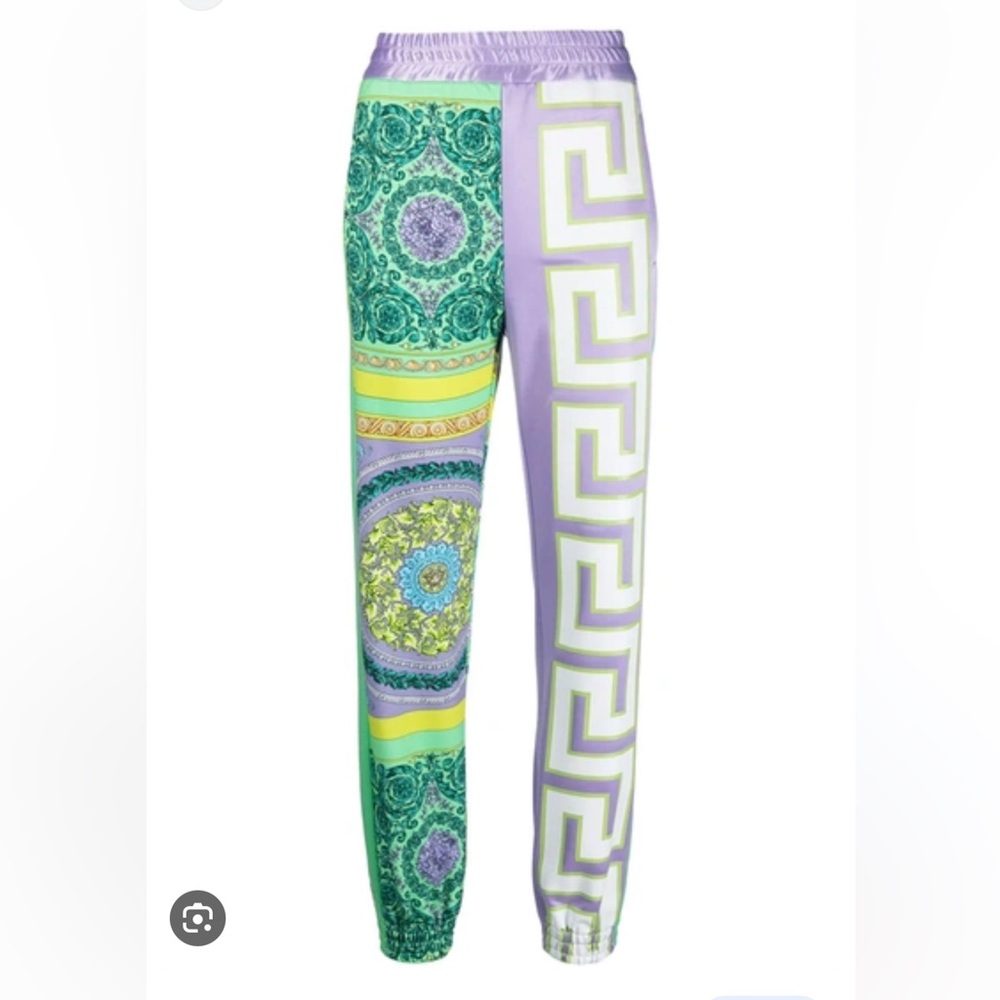 Versace Barocco mosaic print joggers NWT - Picture 8 of 9